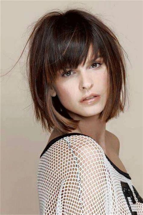 Short Haircut With Bangs For Thin Hair A Perfect Way To Look Stylish