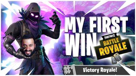 My First Fortnite Solo Win Youtube