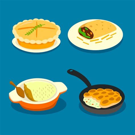 Free Vector Comfort Delicious Food