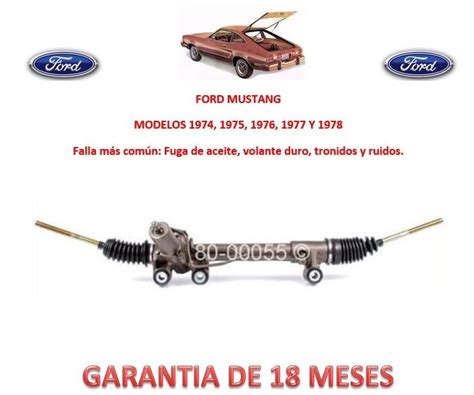 Caja Direccion Hidraulica Cremallera Ford Mustang Ii