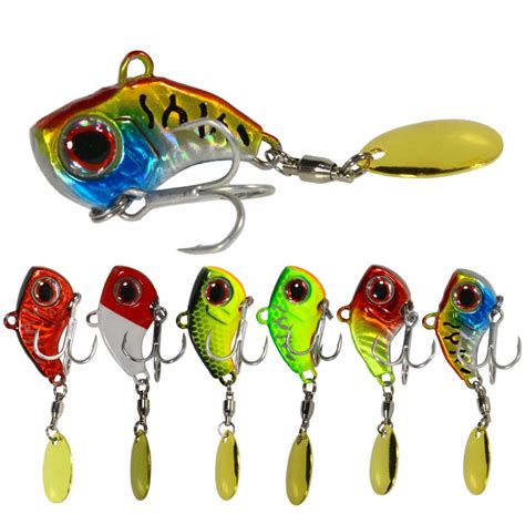 Nova Chegada Pcs G G G G De Metal Vib Isca De Pesca Spinner