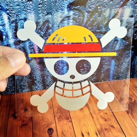 Jual Cutting Stiker One Piece Motor Variasi Motor Mobil Sticker Luffy