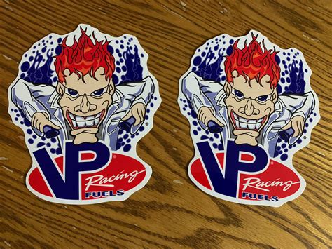 Lot Of 2 Vp Racing Fuel Stickers Vp Racing Fuels Vp Stickers Nhra