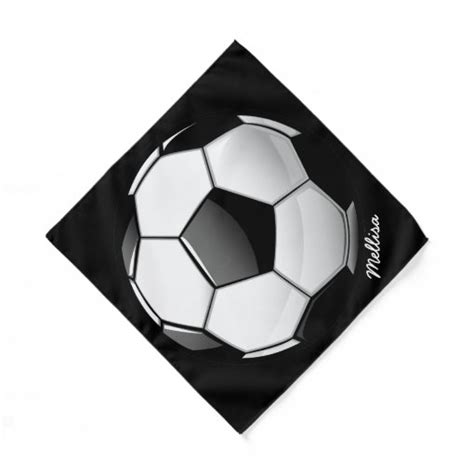 Glossy Soccer Ball Bandana Zazzle