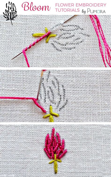 Tutorial Hand Embroidery Stitches Step By Step