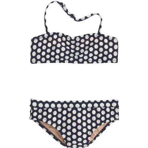 J Crew Girls Bikini Set In Staggered Dot Bikinis Bikini Set Swimwear Girls