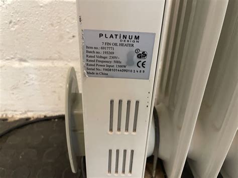 Platinum 7 Fin Oil Heater Price Drop