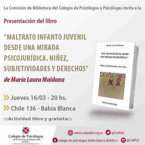 Biblioteca Presentación del libro Maltrato infanto juvenil