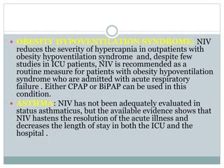 Non Invasive Ventilation For Mbbs Students Ppt