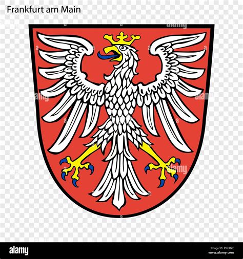 Emblem of Frankfurt am Main. City of Germany. Vector illustration Stock ...