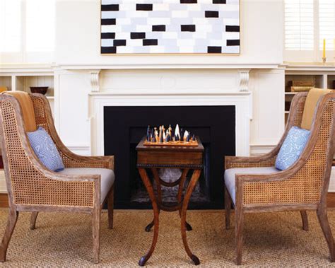 Chairs In Front Of Fireplace Home Design Ideas Pictures Remodel And Decor