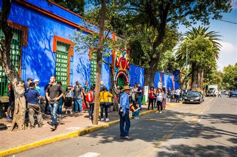 Ciudad De M Xico M Xico 26 De Octubre De 2018 Frida Kahlo Museum En