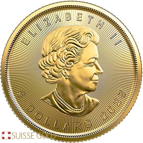 Tenth Ounce Canadian Maple Leaf Gold Coin