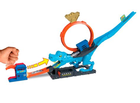 Ripley HOT WHEELS CITY PISTA DE JUGUETE T REX DEVORADOR