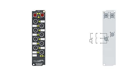 EPP1008 0001 EtherCAT P Box 8 Channel Digital Input 24 V DC 3 Ms