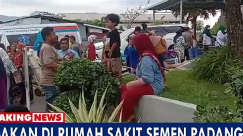 Ledakan Terjadi Di RS Semen Padang Gubernur Sumbar Dari AC Central