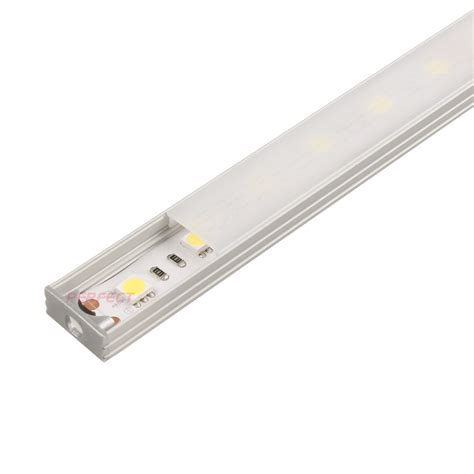 17 6mm Surface Mounted LED Strip Aluminium Profiles For Kitchen