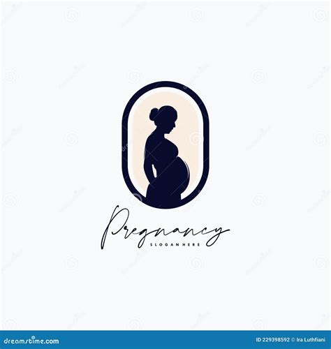 Pregnancy Logo Design Vector Template Stock Vector Illustration Of