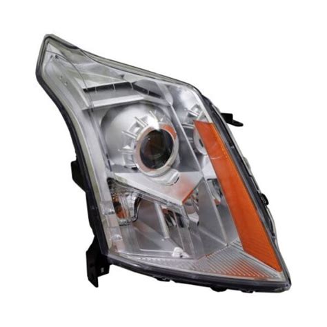 Headlight For 2014 2016 Cadillac Srx Right Side Chrome Housing Clear Lens Capa Ebay