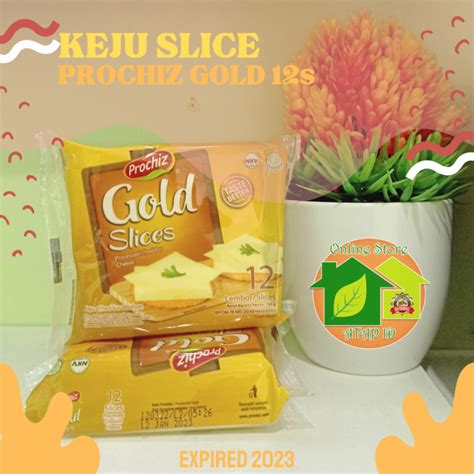 Keju Prochiz Gold Slice Isi Lembar Expired Des Lazada Indonesia