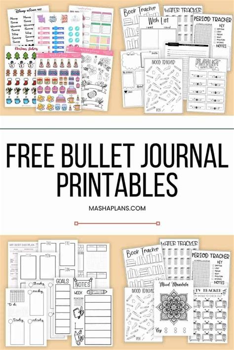 Blank Bullet Journal Printables Free The Ultimate Guide To