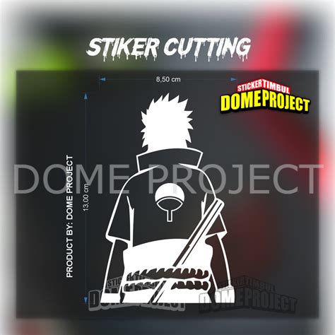 Jual Stiker Cutting Anime Sasuke Premium Grade 2 Varian Warna Shopee