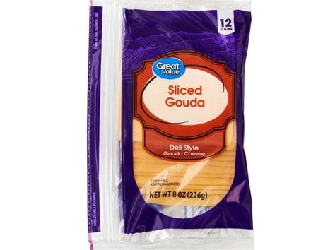 Gouda Cheese, Sliced Nutrition Facts - Eat This Much