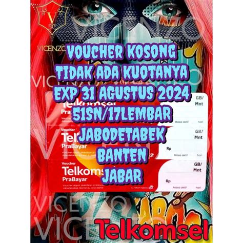 Jual VOUCHER KOSONG TELKOMSEL JABODETABEK BANTEN DAN JABAR 51SN