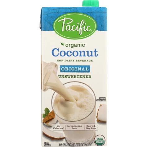 Pacific Foods Organic Coconut Original Unsweetened Non Dairy Beverage