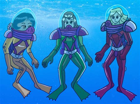 Scuba Diving Totally Spies By Galbin32 On Deviantart