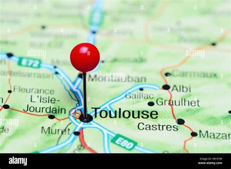 toulouse france map banque de photographies  dimages  haute