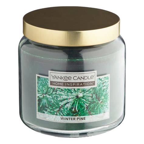 Yankee Candle Winter Pine Candle Jar Green Medium