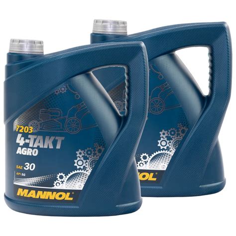 MANNOL Motoröl 4 Takt Traktoren Rasenmäher 2 X 4 Liter online im 33 95