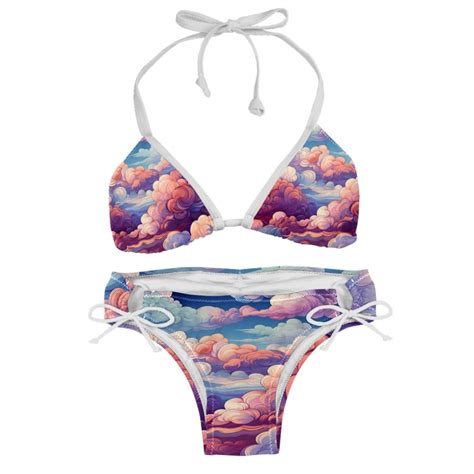 Cloud Detachable Sponge Adjustable Strap Bikini Set Two Pack Swimsuits For All Occasions
