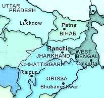 Ranchi Indien • Mapsof.net