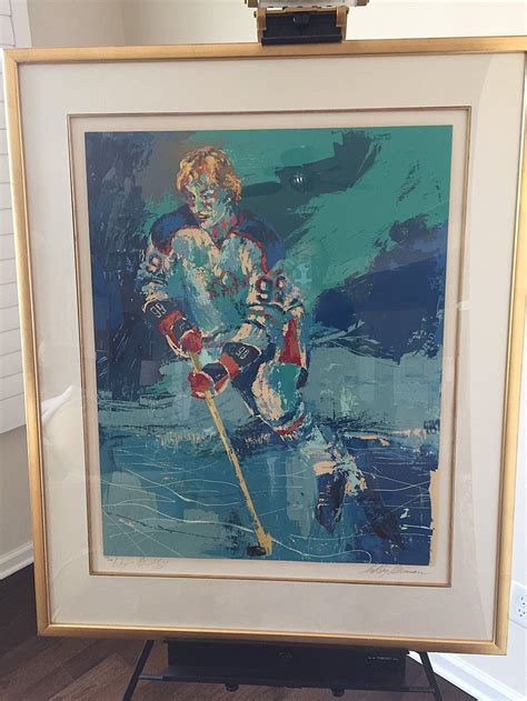 Leroy Neiman The Great Gretzky Serigraph On Paper Limited Edition