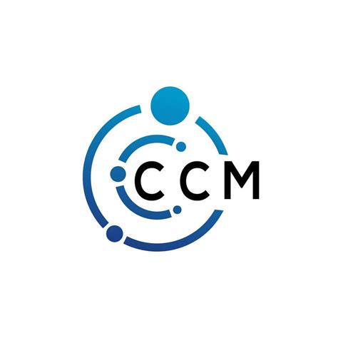 CCM letter logo design on white background. CCM creative initials ...