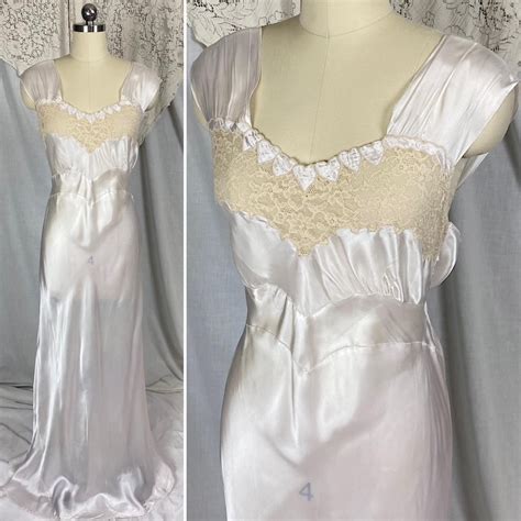Nude Nightgown Etsy