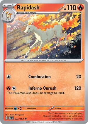 Rapidash 27 162 Temporal Forces Reverse Holo Value GoCollect