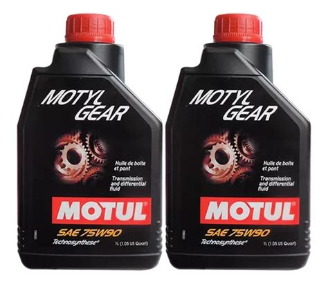 Aceite Transmision Estandar 75w90 Gl4 Gl5 Motylgear Motul 2l Envío gratis