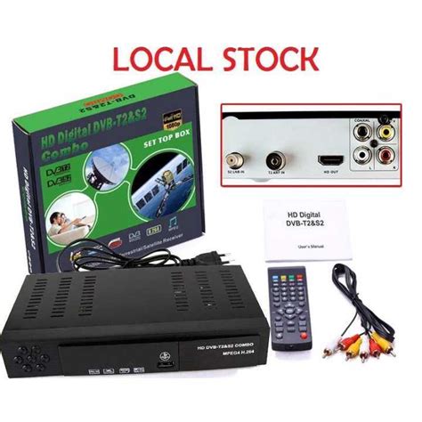 MYTV DVB T2 S2 HD Digital Decoder COMBO Lazada