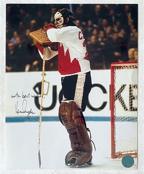 Lot Detail - Ken Dryden Team Canada Signed 1972 Summit Series 8x10 Photo