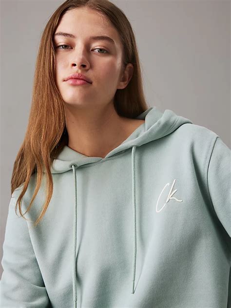 Cotton Terry Logo Hoodie Calvin Klein® J20j224179pcy