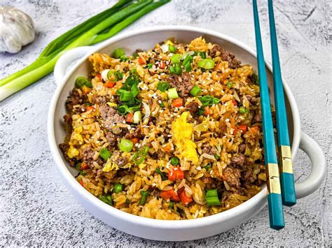 Easy And Tasty Ground Beef Fried Rice Dinner By Six