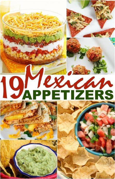 19 Mexican Appetizers Frugal Mom Eh Mexican Food Recipes