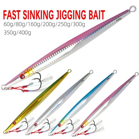 Sea Fishing Jigging Lure G G Fast Sinking Iron Plate Slow Shaking