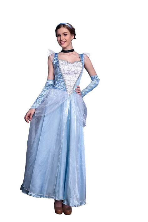 Hot Halloween Fancy Dress Ball Party Blue Fairy Costume Adult Princess