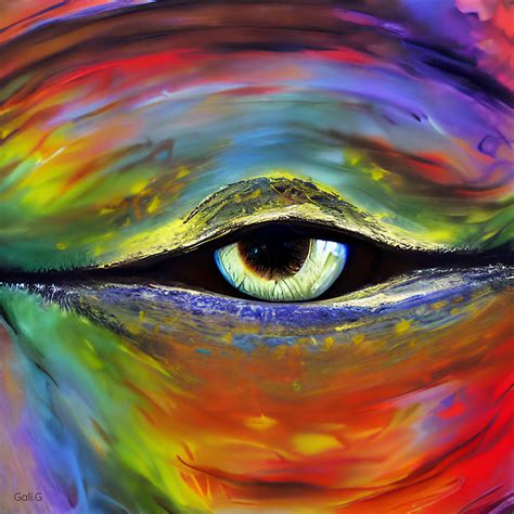 The Eye1 Digital Art By Gali Gilor Pixels