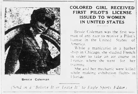 Bessie Coleman ™