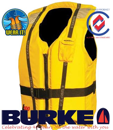 Burke Level L100 Pfd1 Lifejacket Xx Large 70kg Adult Pfd 1 Life